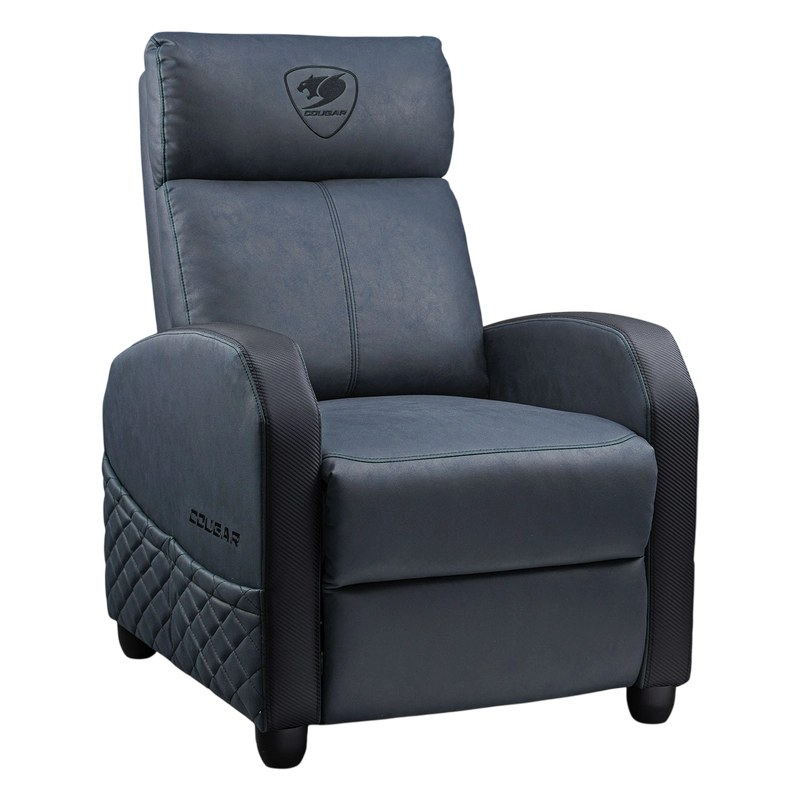 Fotoliu gaming Cougar Ranger Elite, piele PU, Navy Blue (spătar 160°, până la 135 kg) [3]