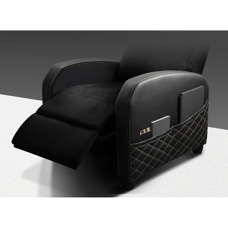Fotoliu gaming Cougar Ranger Elite, piele PU, Negru / Portocaliu (spătar 160°, până la 135 kg) [9]