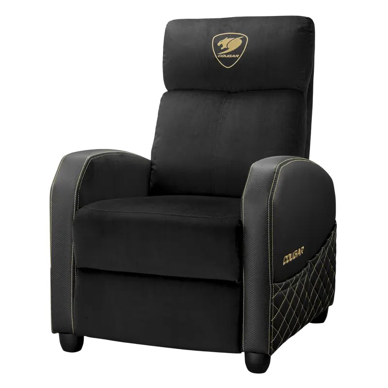 Fotoliu gaming Cougar Ranger Elite, țesătură și piele PU, Auriu (spătar 160°, până la 135 kg) [5]