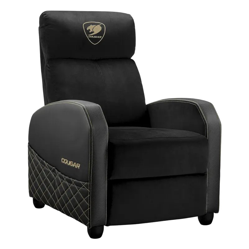 Fotoliu gaming Cougar Ranger Elite, țesătură și piele PU, Auriu (spătar 160°, până la 135 kg) [7]