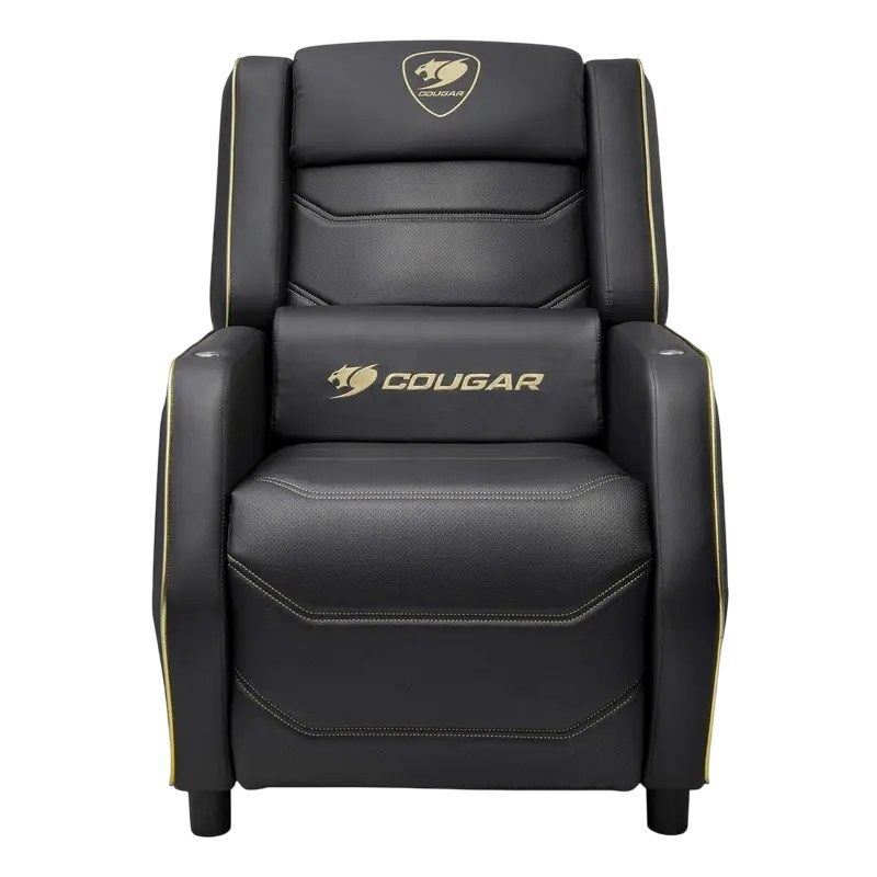 Fotoliu gaming Cougar Ranger Pro Royal, piele PVC, Negru / Auriu (spătar 157°, până la 160 kg) [7]