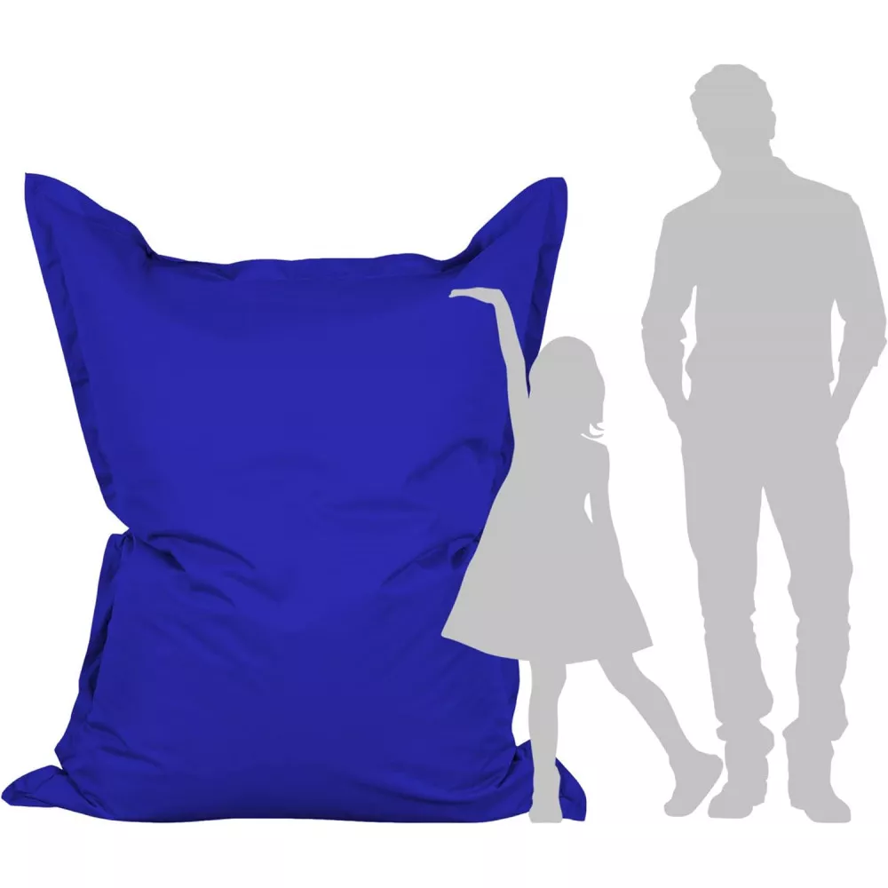 Fotoliu sac Pernă (Pillow), mărimea XXL, din Oxford 600D, culoare Albastru [2]