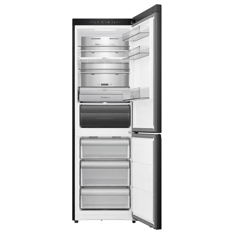 Frigider cu două uși Hisense RB3K330SAFC, Negru (330 l, 185,6 cm, Total No Frost, Inverter) [6]