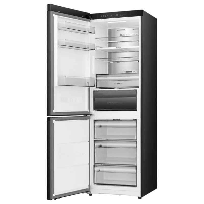 Frigider cu două uși Hisense RB3K330SAFC, Negru (330 l, 185,6 cm, Total No Frost, Inverter) [5]