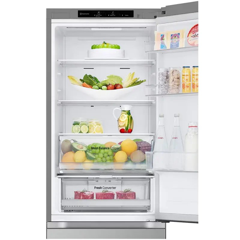 Холодильник двухдверный LG GBV3100EPY, серебристый (344 л, 186 см, Total No Frost, инвертор) [7]