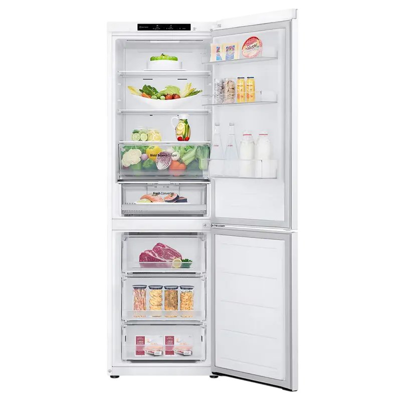 Холодильник двухдверный LG GBV3100ESW, белый (344 л, 186 см, Total No Frost, инвертор) [10]