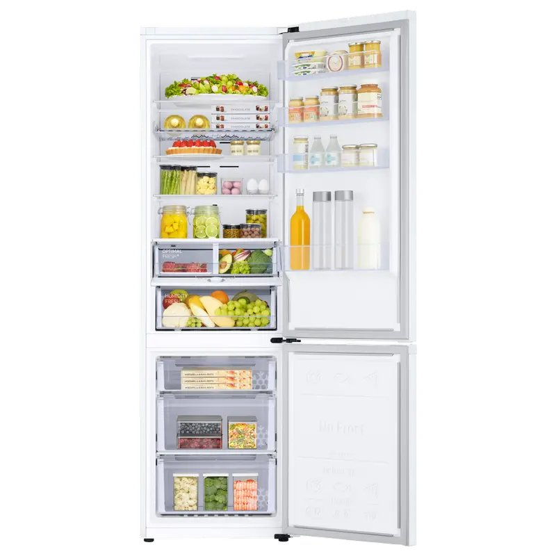Холодильник двухдверный Samsung RB38C675EWW/EF, белый (390 л, 203 см, Total No Frost, инвертор) [4]
