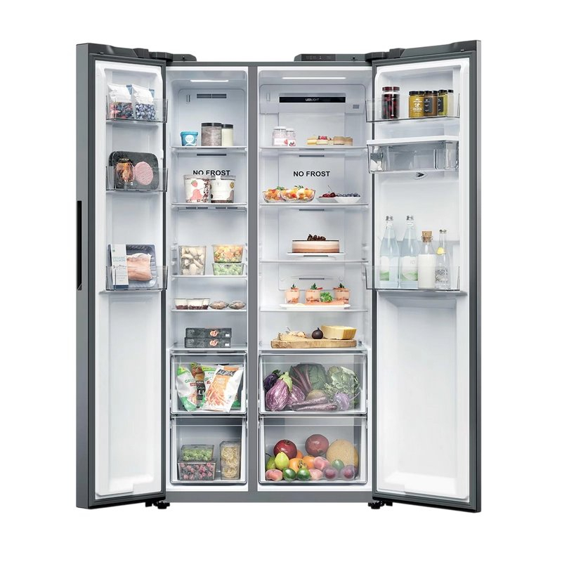 Frigider Side-by-Side Candy CNSQ2T918EWX, Oțel inoxidabil (523 l, 177,5 cm, dezghețare automată, Inverter) [7]