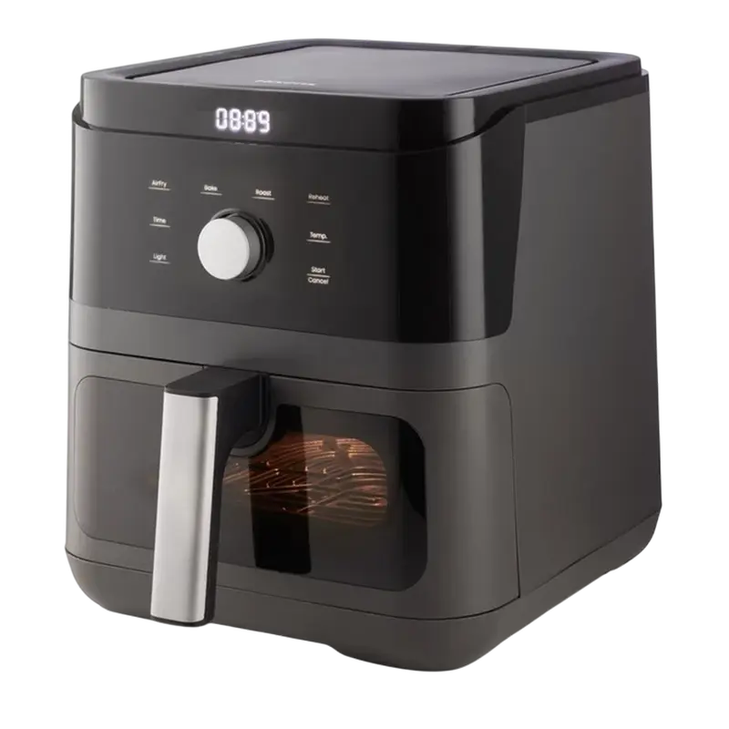 Аэрофритюрница Hisense HAF1800D, 5.7 л, 1850 Вт, Черная — Здоровое питание с удовольствием [1]