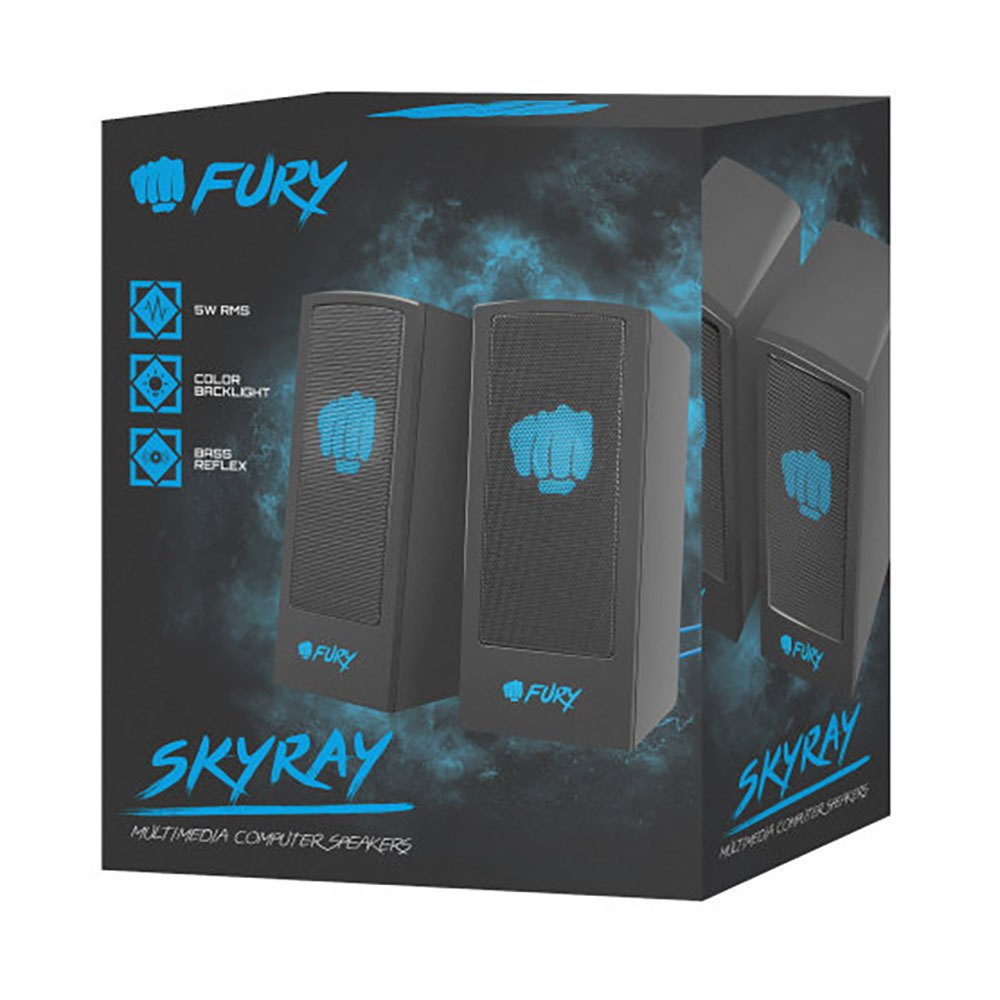 Fury Speaker Skyray, 2.0, 5W, USB, Black [4]