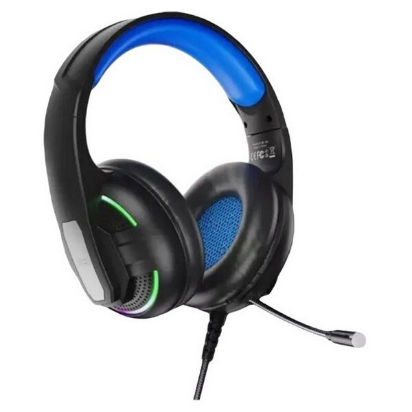 GE-09 Static RGB Long Mic Headworn Game Earphones USB+3.5 (with adapter cable) [3]