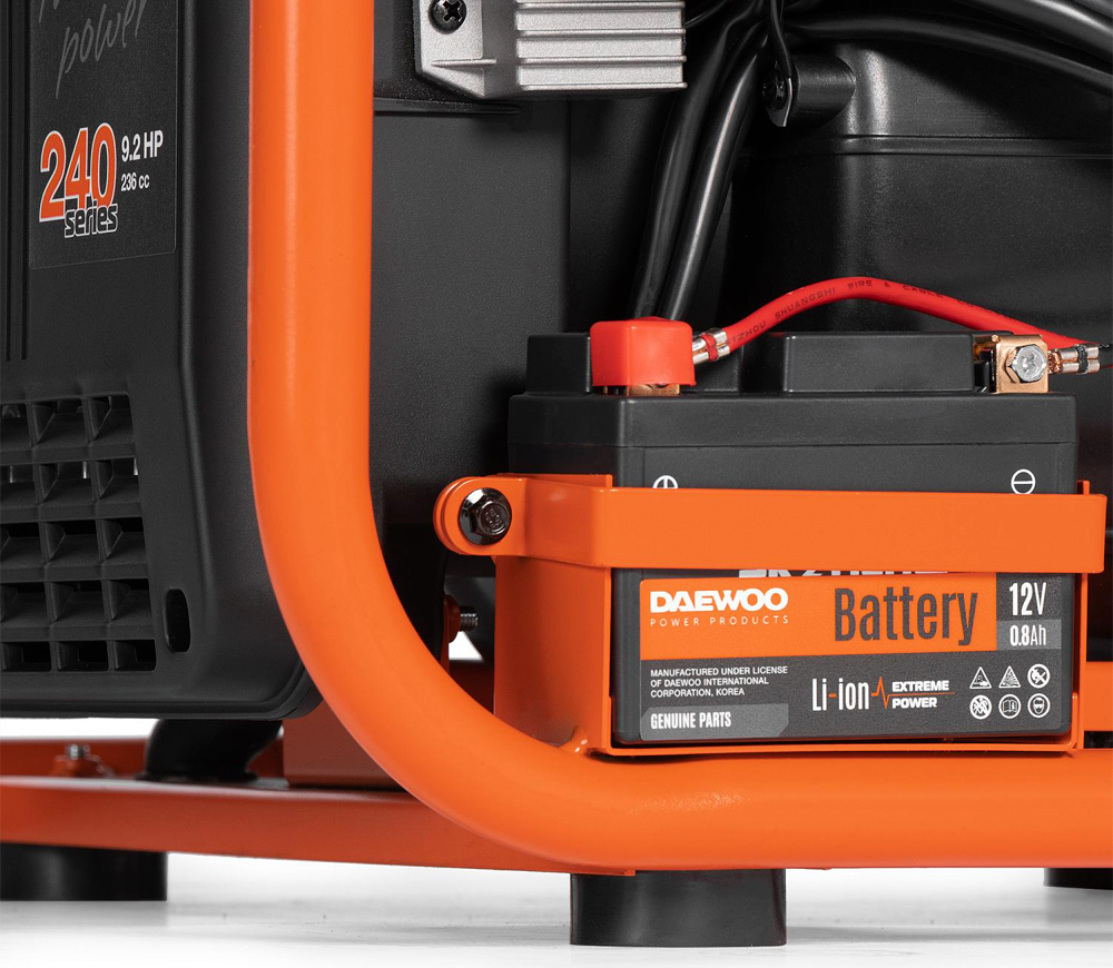 Generator electric Inverter pe benzină DAEWOO GDA 4600Ei (5 kW, 230V, Pornire Electrică & Manuală, Display LCD 3 în 1, Inverter) [12]