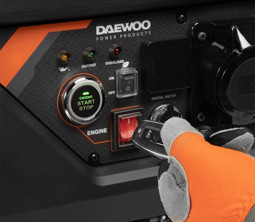 Generator electric Inverter pe benzină DAEWOO GDA 8000Ei (8 kW, 230V, Pornire Electrică, Compatibil ATS, Display 3 în 1, Cuprum) [5]