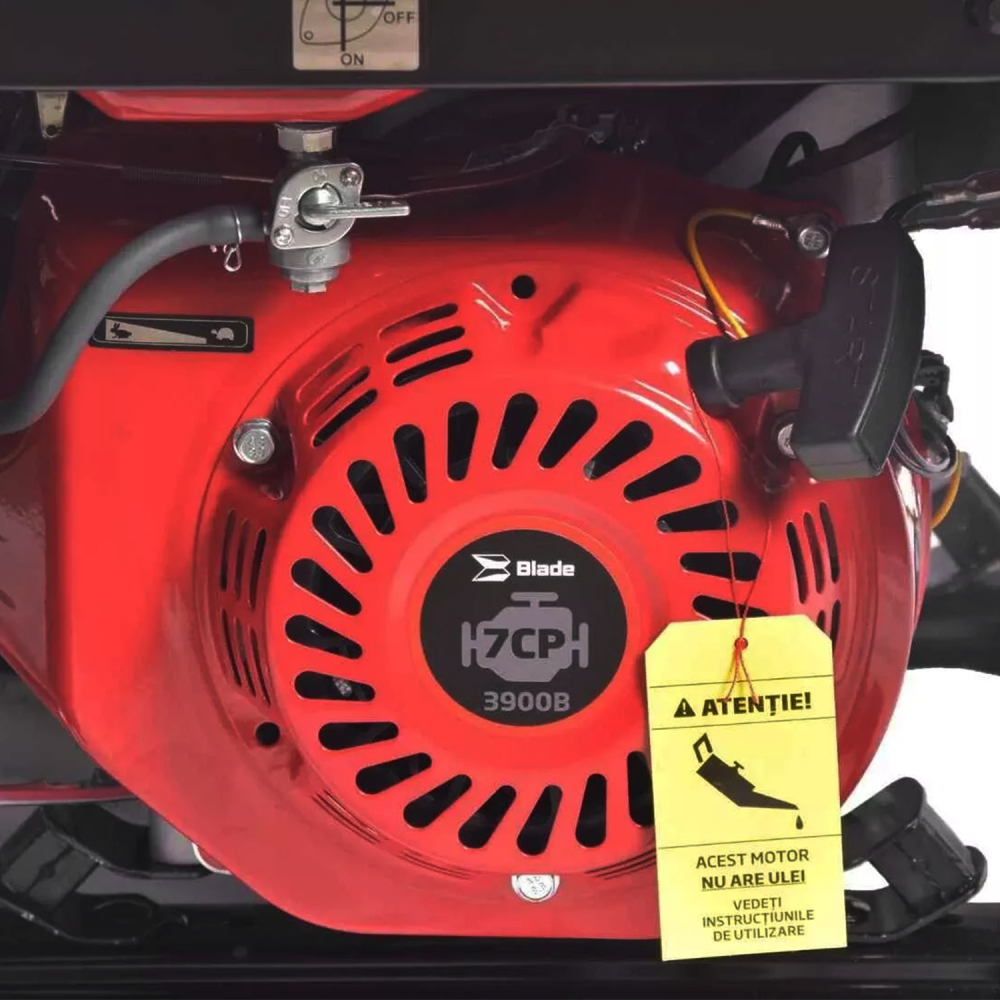 Generator electric pe benzină BLADE 3900B – Putere stabilă 2.4 kW continuu, autonomie mare și fiabilitate pentru casă sau șantier! [3]