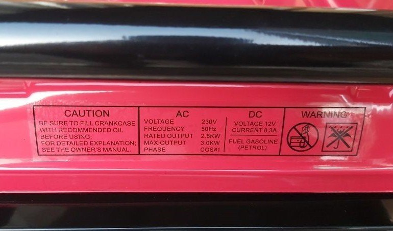 Generator pe benzină Bison BS 3500E, 3 kW, 230 V, pornire electrică [3]
