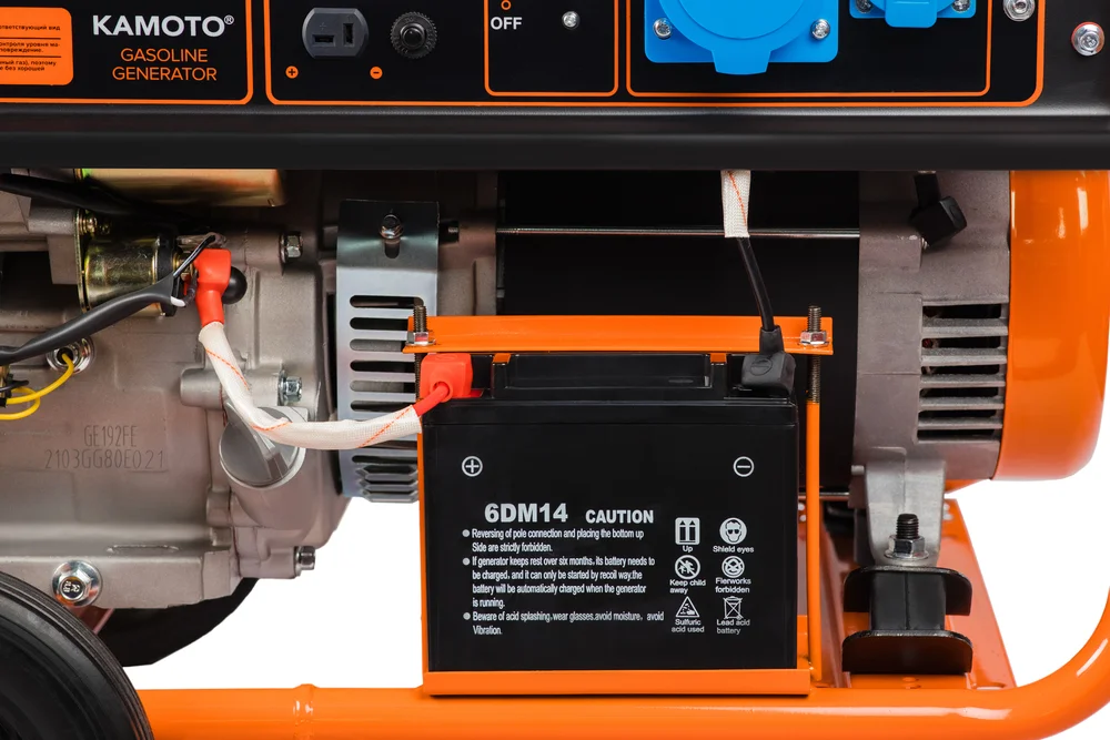 Generator pe benzină KAMOTO GG80E (8 kW Max, Demaror Electric, Priză 32A, Pregătit ATS, Kit Transport) [6]