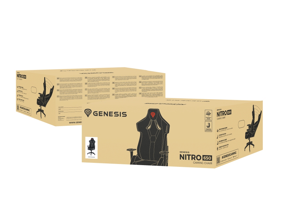 Genesis Chair Nitro 650, Onyx Black [5]