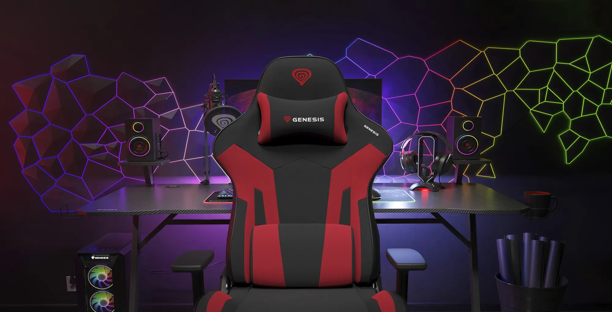 Genesis Chair Nitro 720 Red-Black [7]