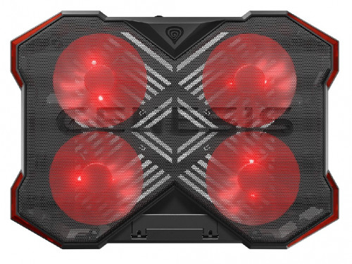 Genesis Cooling Pad Oxid 260, 4 Fans, for 15,6" - 17.3" 2 USB, Led Light [4]
