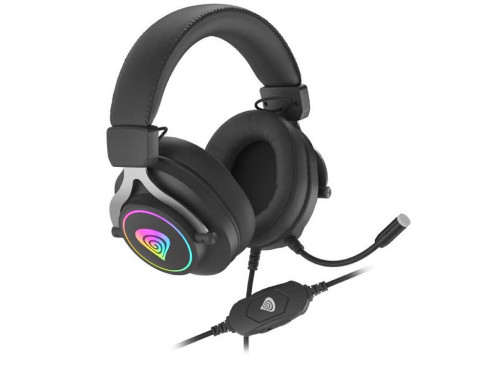 Genesis Headset Neon 750 with Microphone, RGB, Black [2]