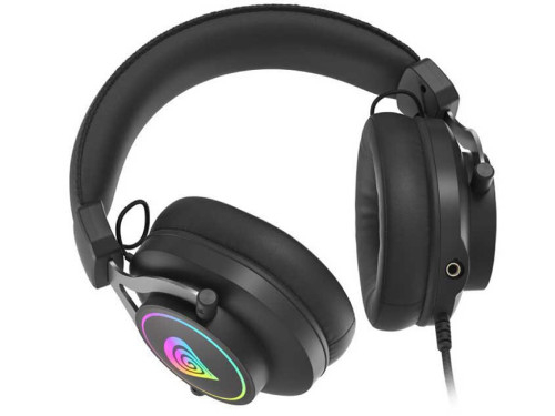 Genesis Headset Neon 750 with Microphone, RGB, Black [5]