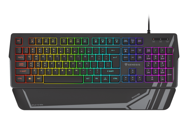 Genesis Keyboard Rhod 350, RGB, RU Layout, RGB Backlight [1]