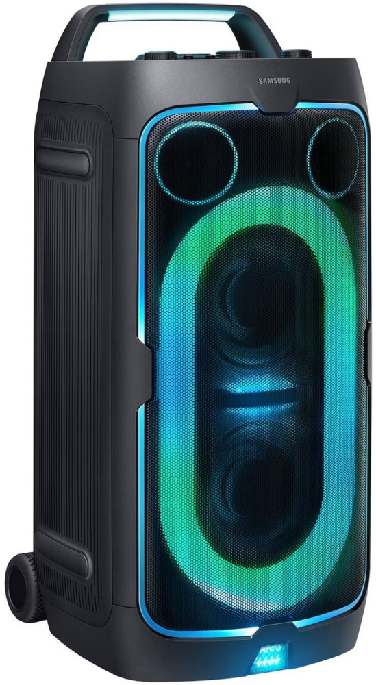 Гига аудиосистема Samsung MX-ST50F/UA Sound Tower (240 Вт RMS, Аккумулятор 12ч, IPX4, Bluetooth, Караоке, Колеса и Ручка, Черный) [3]