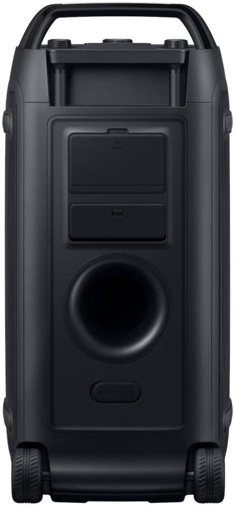 Гига аудиосистема Samsung MX-ST50F/UA Sound Tower (240 Вт RMS, Аккумулятор 12ч, IPX4, Bluetooth, Караоке, Колеса и Ручка, Черный) [7]