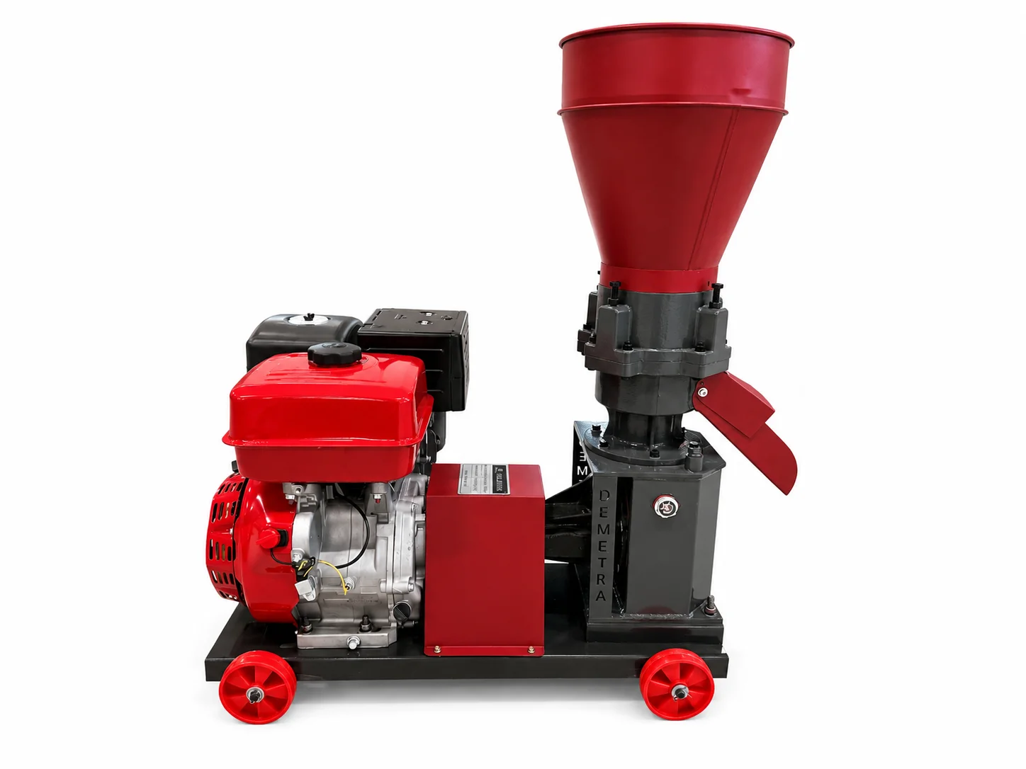 Granulator furaje pe benzină Demetra DM-150PRO-BD4T (9 CP, 4 Role, 150-200 kg/h, Matrice 150 mm) [2]
