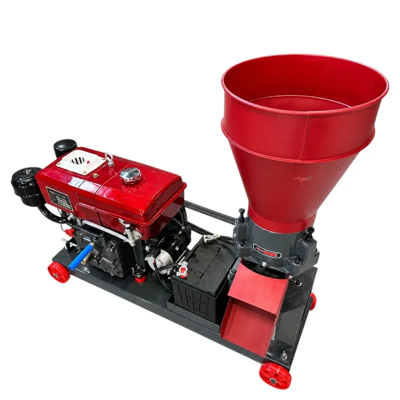 Granulator furaje pe motorină Demetra DM-150PRO-BD (8 CP, Diesel, Starter Electric + Acumulator, 80-120 kg/h, Matrice 150 mm) [7]