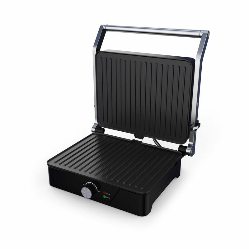 Grill BROCK HCG 5000 SS, 2000W, Termostat Reglabil, Indicator de Funcționare și Pregătire, Compact și Sigur [2]