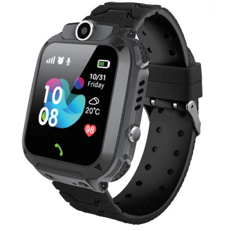 Умные часы для детей XO H100 2G Black— безопасность и базовые технологии в дружелюбном и функциональном дизайне! [1]