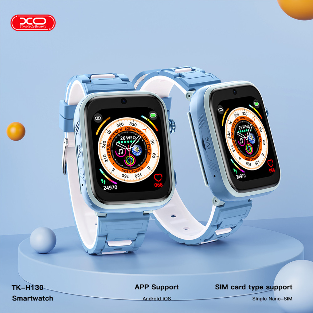 H130 GPS Kids Smart 4G Watch 51.2mm Blue [4]