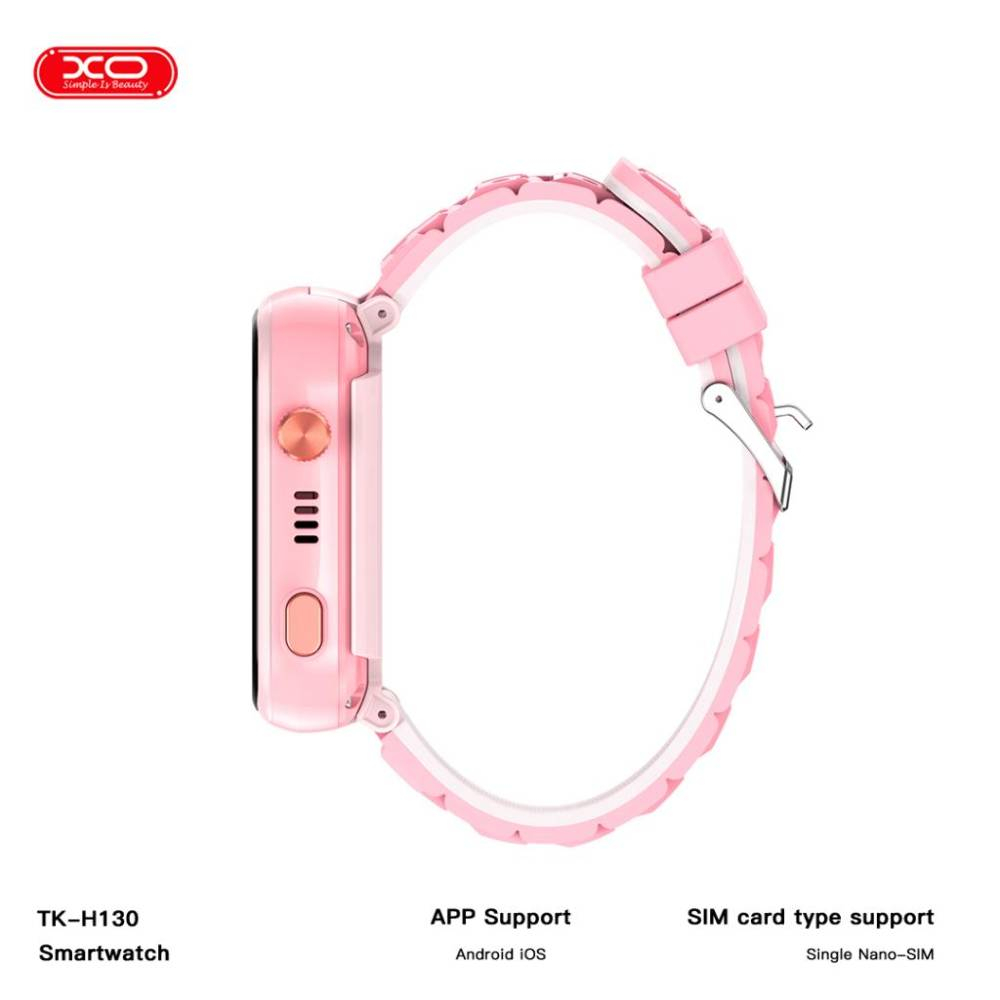 H130 GPS Kids Smart 4G Watch 51.2mm Pink [2]