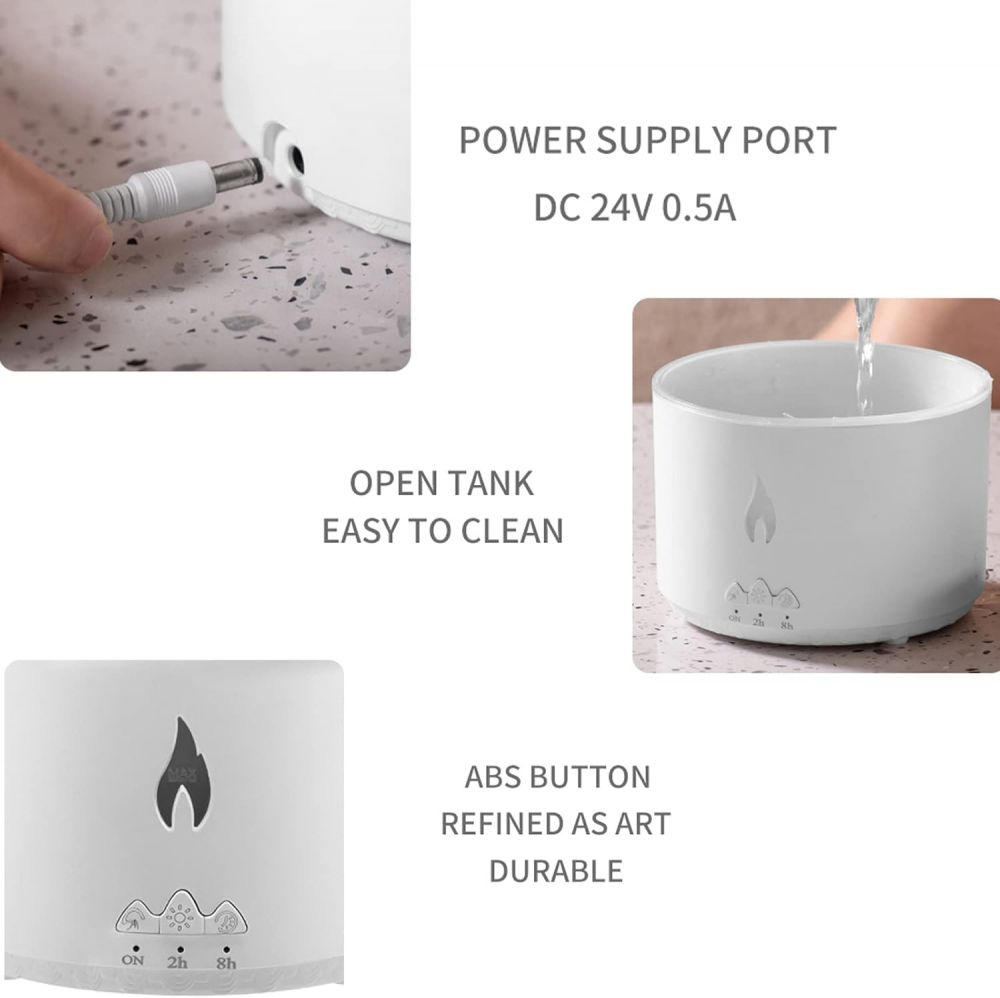 HF11 difuzor de aromaterapie cu efect de crăpare vulcanică (EU) [3]