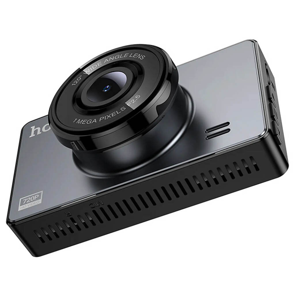 Hoco DV14 Автомобильный видеорегистратор с экраном 3” (720P), металлический серый [4]