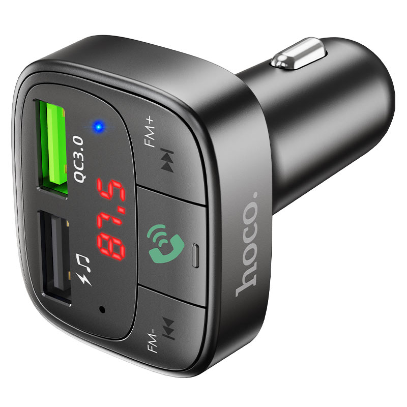 HOCO E59 Promise FM Bluetooth трансмиттер для автомобиля с QC3.0 [4]