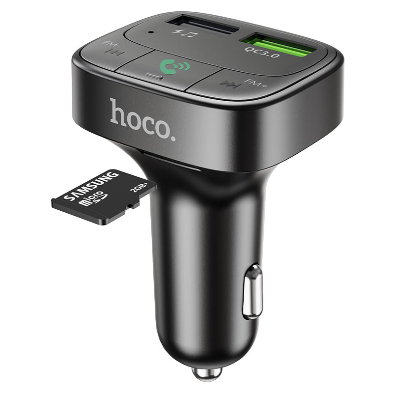 HOCO E59 Promise FM Bluetooth трансмиттер для автомобиля с QC3.0 [3]