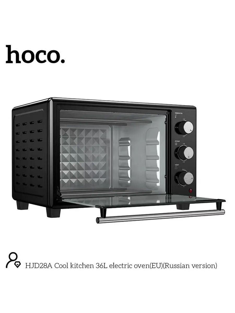 Hoco HJD28A Cool Kitchen Электрическая духовка 36L (EU), черный [7]