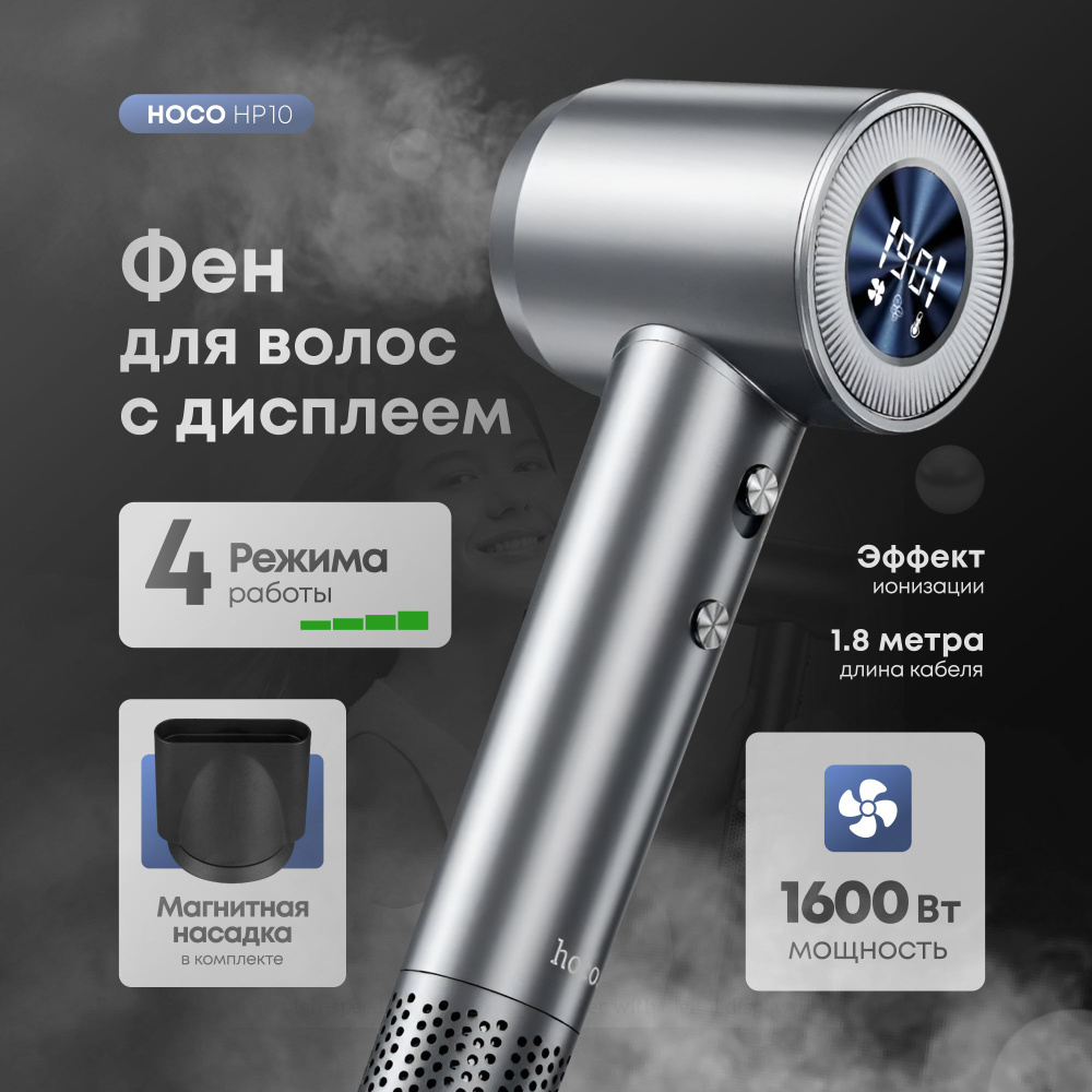 HP10 high-speed negative ion hair dryer with digital display(EU) [4]