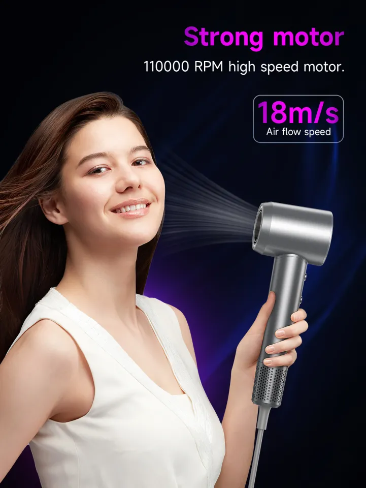 HP10 high-speed negative ion hair dryer with digital display(EU) [2]