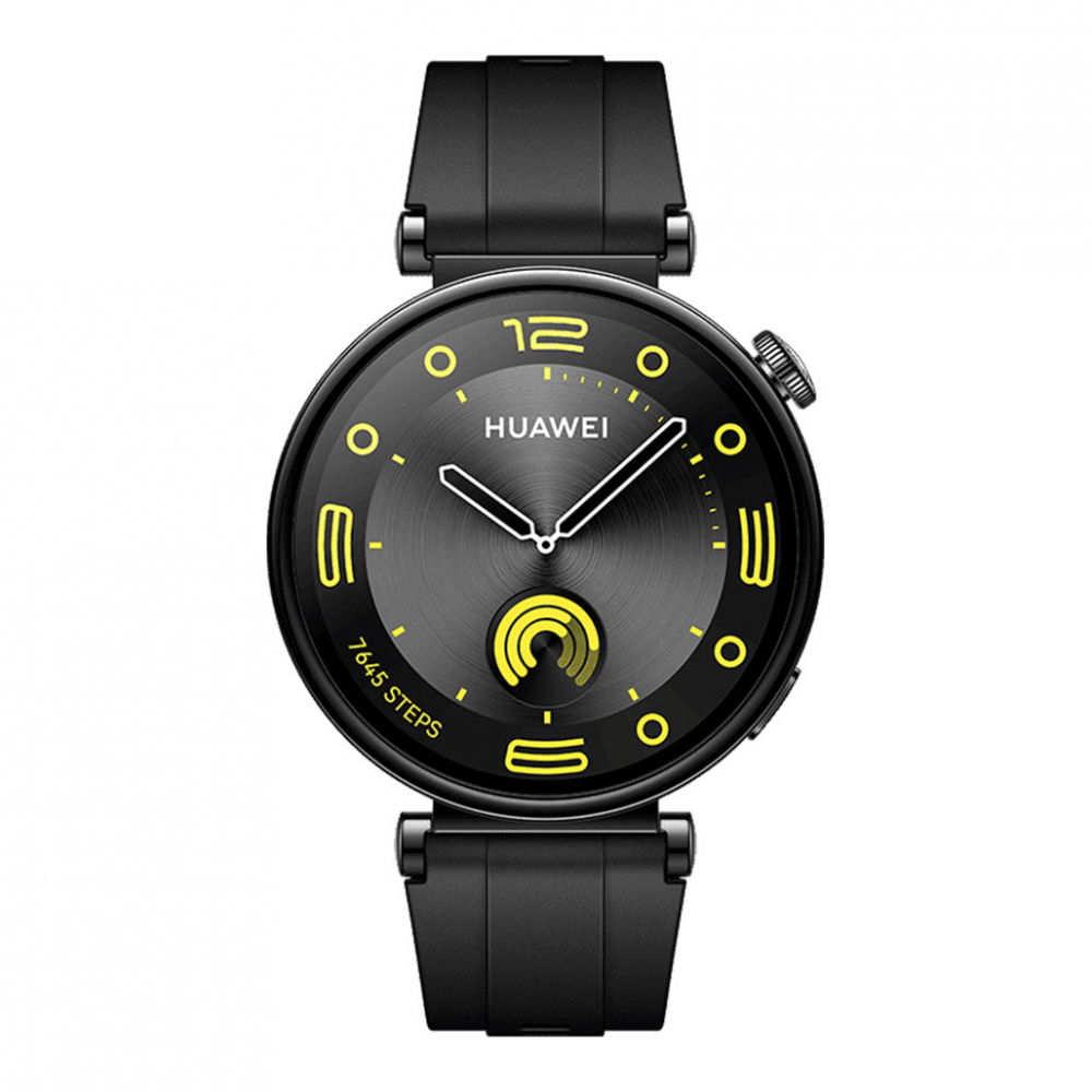 HUAWEI WATCH GT 4 41mm, Black with Fluoroelastomer Strap [1]