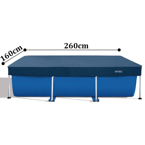 Husă pentru piscine dreptunghiulare cu cadru, 260x160 cm [2]