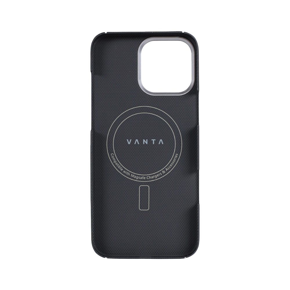 Husă VANTA Carbon cu Imprimeu Silkscreen și Pete cu Magsafe pentru iPhone 16 Pro, Alb Galaxy [2]