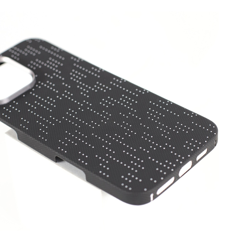 Husă VANTA Carbon cu Imprimeu Silkscreen și Pete cu Magsafe pentru iPhone 16 Pro, Alb Galaxy [3]