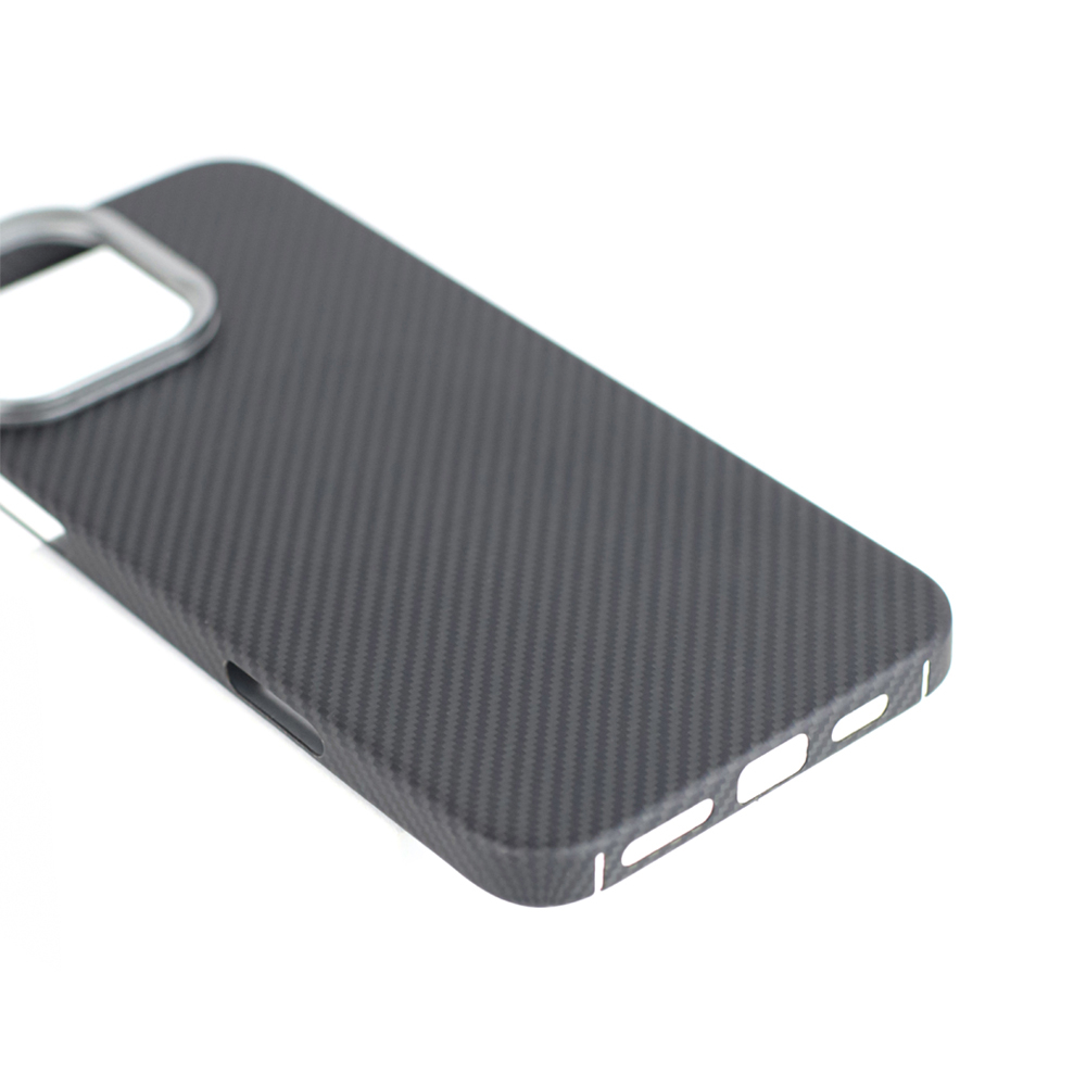 Husă VANTA Carbon cu Suport Cameră 600D cu Magsafe pentru iPhone 16 Pro Max, Neagră [4]