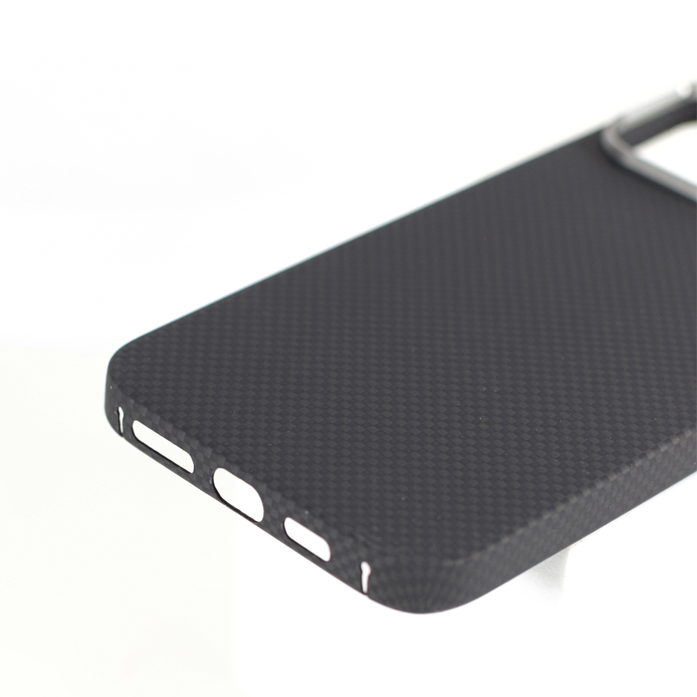 Husă VANTA Carbon Inel Simplu 600D cu Magsafe pentru iPhone 16, Negru Simplu [3]