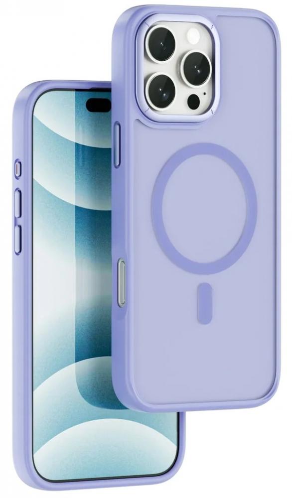 Husă WiWU Armor Pro pentru iPhone 16 Pro – Model FGG-012, TPU + PC, Mov [1]