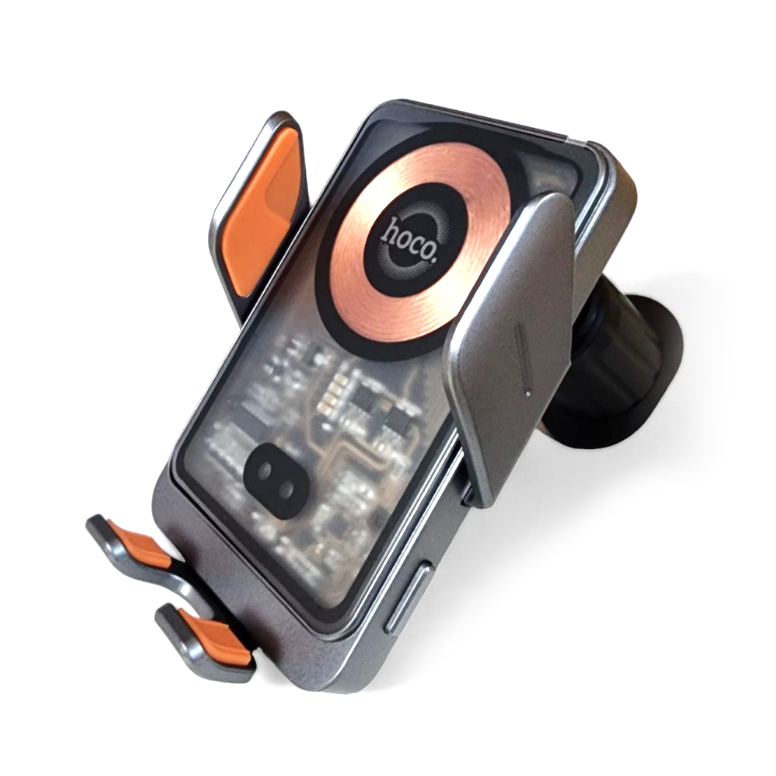 HW7 Transparent Discovery Edition wireless fast charging car holder(air outlet) [4]