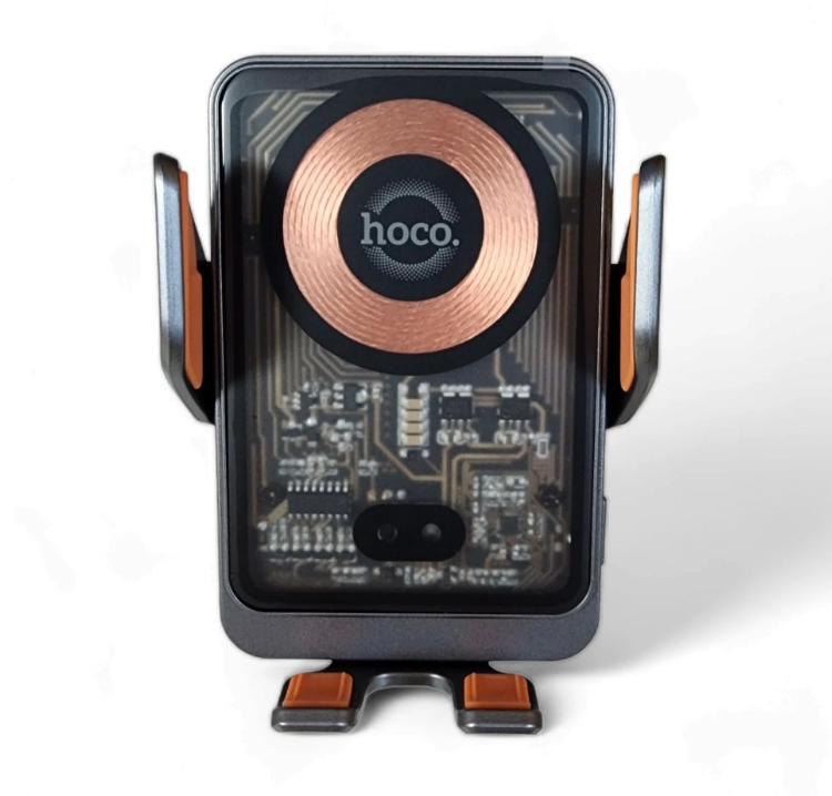 HW7 Transparent Discovery Edition wireless fast charging car holder(air outlet) [2]